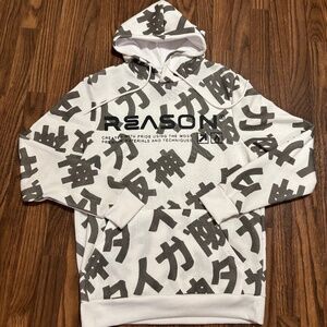 REASON NY * Woman’s PullOver SweatShirt Hoodie * Size Small.